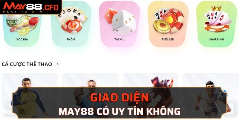 Giao diện trực quan, người chơi mới dễ dàng thao tác sử dụng