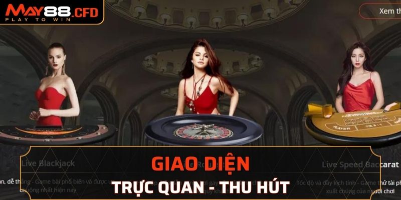 Giao diện trực quan và tạo sức hút khó cưỡng